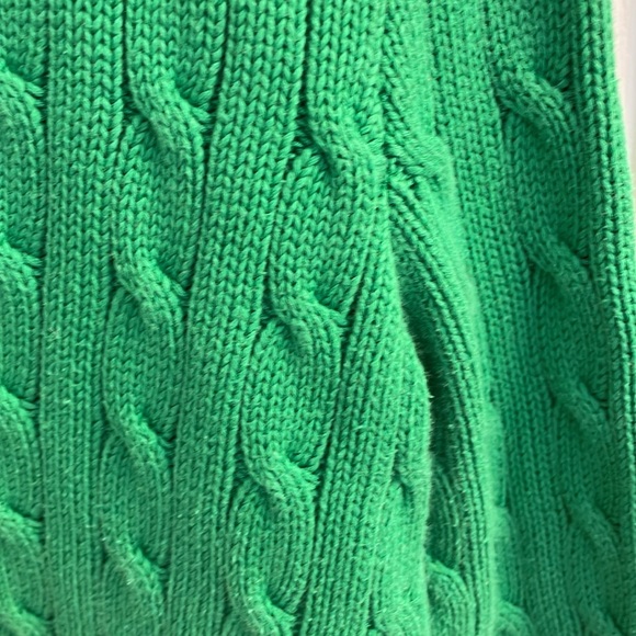 Ralph Lauren Green V-Neck Sweater ☘️ - Picture 7 of 16